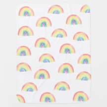 Modern pastel rainbow watercolor