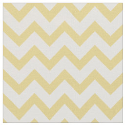 Modern pastel yellow and white chevron pattern fabric