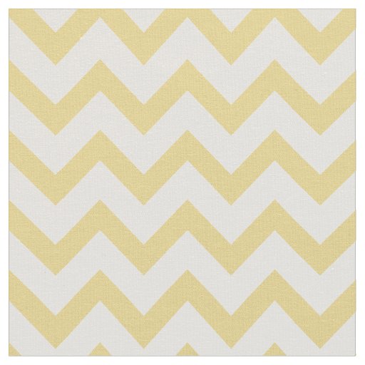 Modern pastel yellow and white chevron pattern fabric