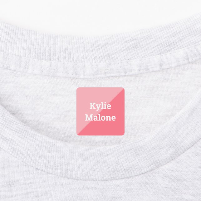 Modern Pastels Personalized Clothing Kids' Labels (Affixed)