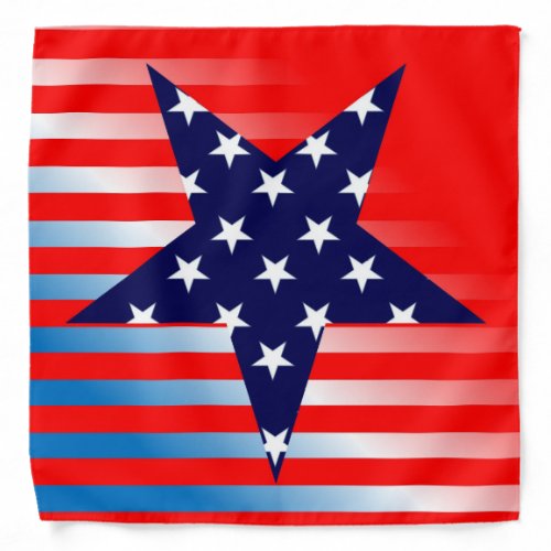 Modern Patriotic Flag Bandana