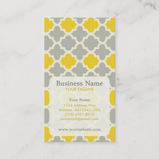 Customizable Modern Pattern Appointment Business Card