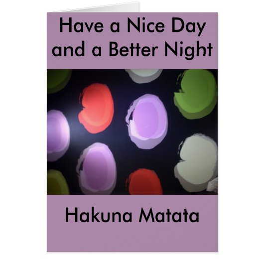 Modern Pattern: Colorful Polka Dot Pattern Cards (Front)
