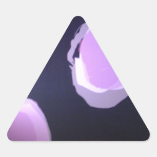 Modern Pattern: Colorful Polka Dot Pattern Triangle Sticker