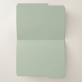 Modern Pattern Elegant Sage Green Gold File Folder | Zazzle