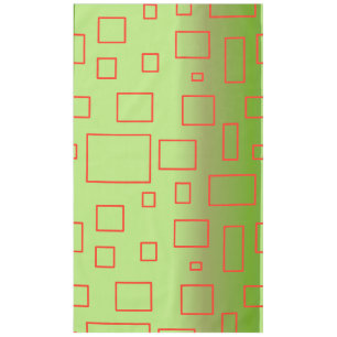 Modern Pattern Green Geometric Tablecloth