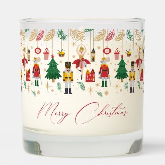 Modern Pattern Merry Christmas Nutcracker