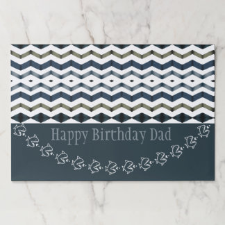 Modern Pattern With Shades of Blues Placemat