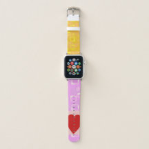Modern Pattern Yellow Geometric Design Heart