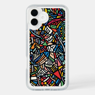 Modern Patterned abstract iPhone 16 Plus Case