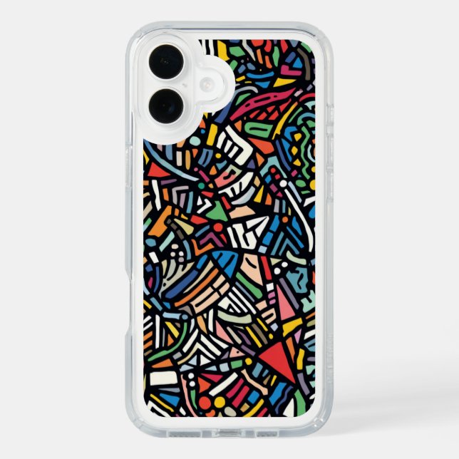Modern Patterned abstract Speck iPhone Case (Front)