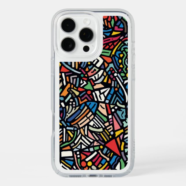 Modern Patterned abstract Speck iPhone Case (Front)