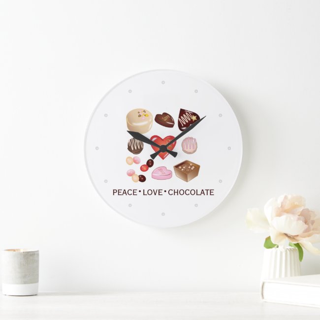 Modern Peace Love Chocolate Candy