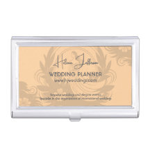Modern Peach Motif Logo Wedding Planner