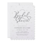 Modern Pearls Bridal Shower Invitation
