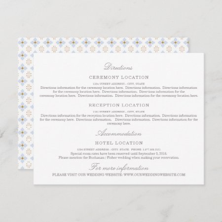 Modern Peonies Floral Wedding Info Enclose Card