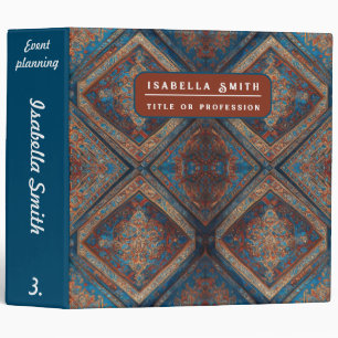 Modern Persian Beautiful Old Pattern Collection 3 Ring Binder