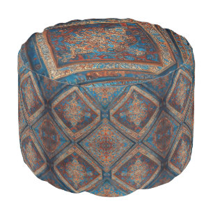 Modern Persian Beautiful Old Pattern Collection Pouf