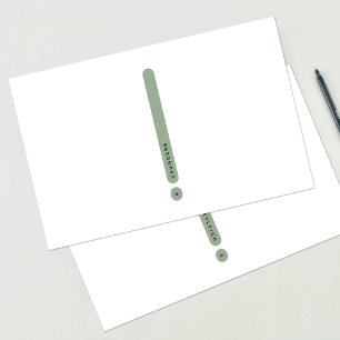 Modern Personal Stationery 2-Column