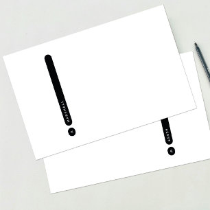 Modern Personal Stationery   Side Margin