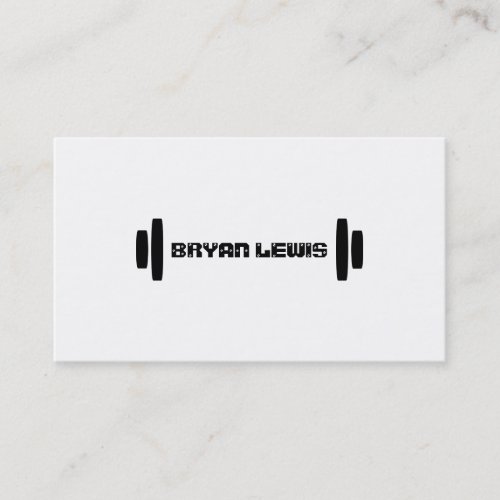 Modern Personal Trainer Business Card