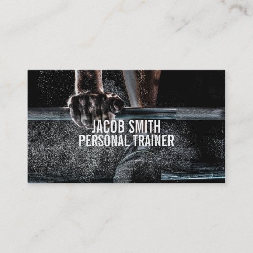 Modern Personal Trainer Business Card