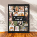 Modern Personalized 16 Photo Collage Custom Color  Fleece Blanket<br><div class="desc">The Modern Personalized 16 Photo Collage Custom Color Fleece Blanket offers a unique way to celebrate memories. Featuring 16 of your favorite photos arranged in a stylish collage, this blanket adds a personal touch to your home decor. You can customize the background color to match your style, making it a...</div>
