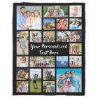 Modern Personalized 21 Photo Collage Custom Color