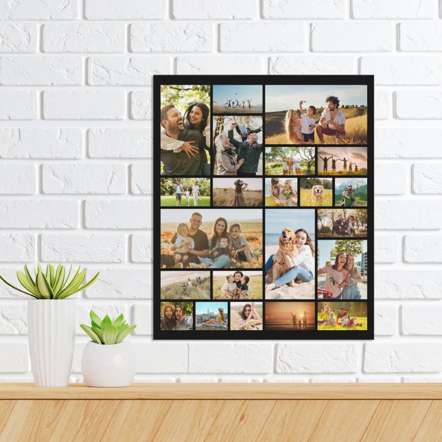 Modern Personalized 22 Photo Collage Poster (Creator Uploaded)