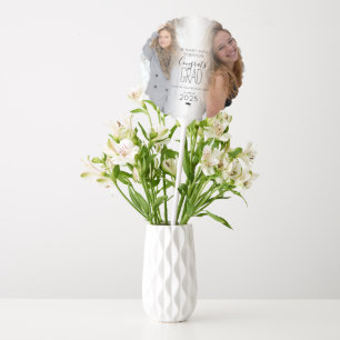 Modern Personalized 2 Photo Graduation Balloon