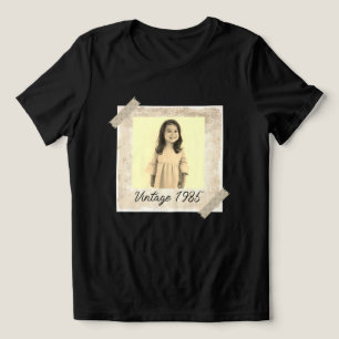 Modern Personalized 40th Birthday Gift 30th Party Tri-Blend Shirt