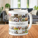 Modern Personalized 48 Photo Collage Coffee Mug<br><div class="desc">Create your own personalized photo collage mug featuring 48 of your favorite pictures and custom text.</div>