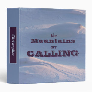 Modern Personalized All-Purpose Photo 3 Ring Binder