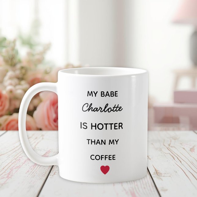 Modern Personalized Babe Coffee Mug (Creator Uploaded)
