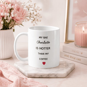 Modern Personalized Bae Coffee Mug