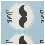 Modern Personalized Black Moustache Fabric