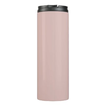 Modern Personalized Blush Pink Thermal Tumbler | Zazzle