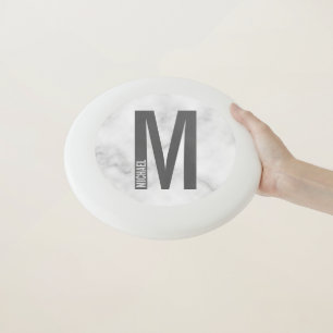 Modern Personalized Bold Monogram and Name Wham-O Frisbee