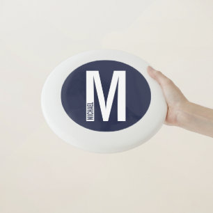Modern Personalized Bold Monogram and Name Wham-O Frisbee