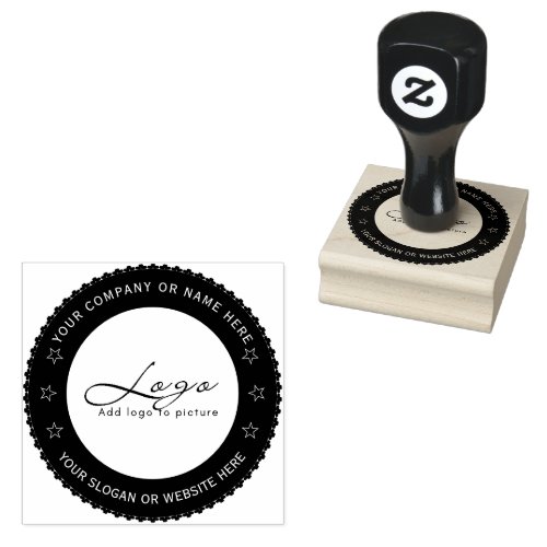 MODERN  Personalized Business Logo Rubber Stamp