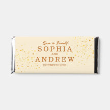 Modern Personalized Couple Gold Glitter Name,Date