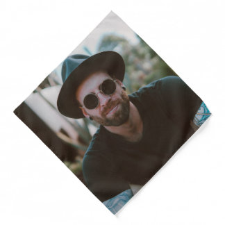 Modern Personalized Create your own Custom Photo Bandana