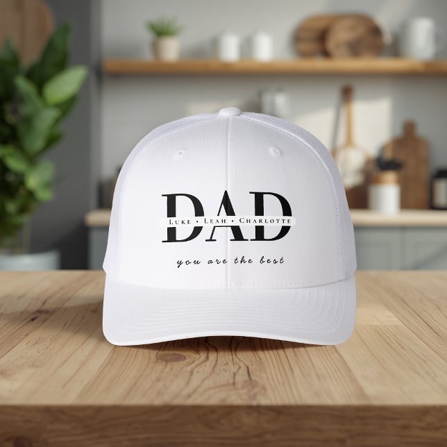 Modern Personalized DAD Trucker Hat (Creator Uploaded)
