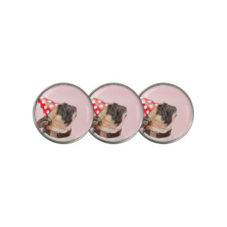 Modern Personalized Dog Pet Photo Golf Ball Marker