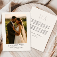 Modern Personalized Elegant Photo Wedding