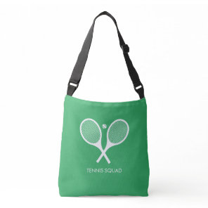 Modern Personalized Elegant Tennis Green Crossbody Bag