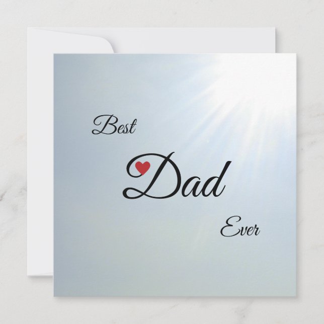 Modern Personalized Father's Day Greeting (Front)