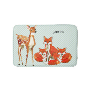 Deer Bath Mats Rugs Zazzle