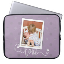Modern Personalized Framed Photo Dots