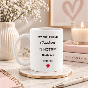 Modern Personalized Girlfriend Coffee Mug